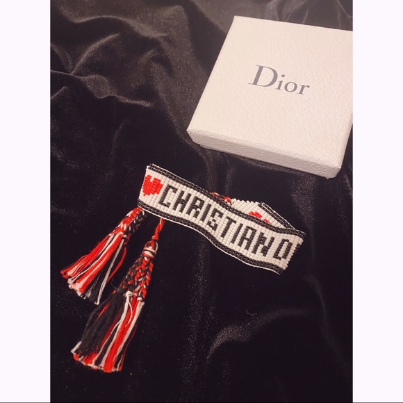 ❌Sold❌ Christian Dior J’ADIOR Bracelet Tassel Knit - Picture 2 of 8